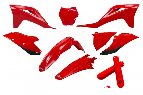 Full Kit Plastiche Rosso OEM Color per Gas Gas MC 125 - MC 250 - MC 250F - EX 250 - EX 250F - EX 300 - MC 350F - EX 350F - M...